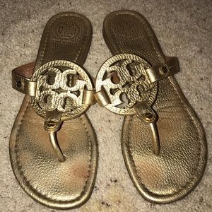 Tory Burch Gold Sandals